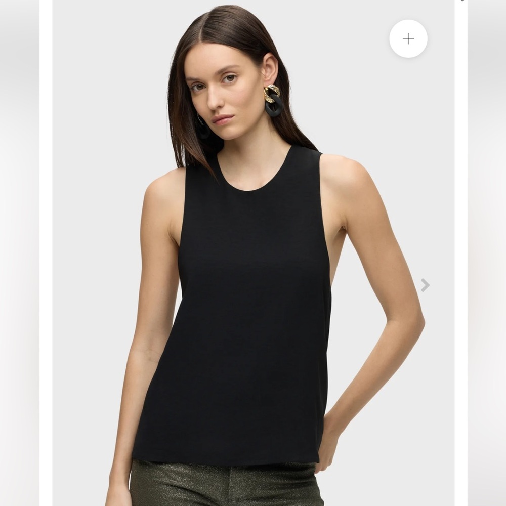 Hudson Jean Twist Back Woven Tank - Picture 3 of 4